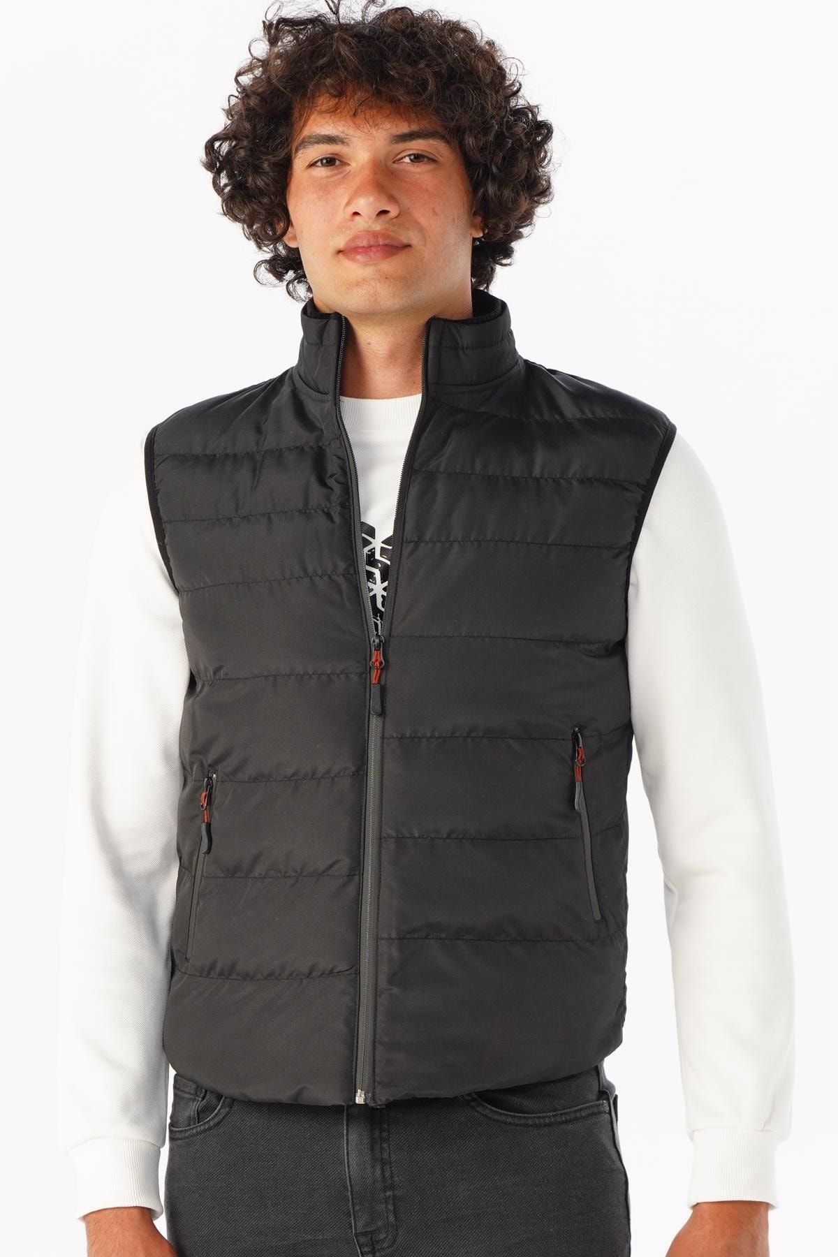 Slim Kalıp Kapitone Yelek