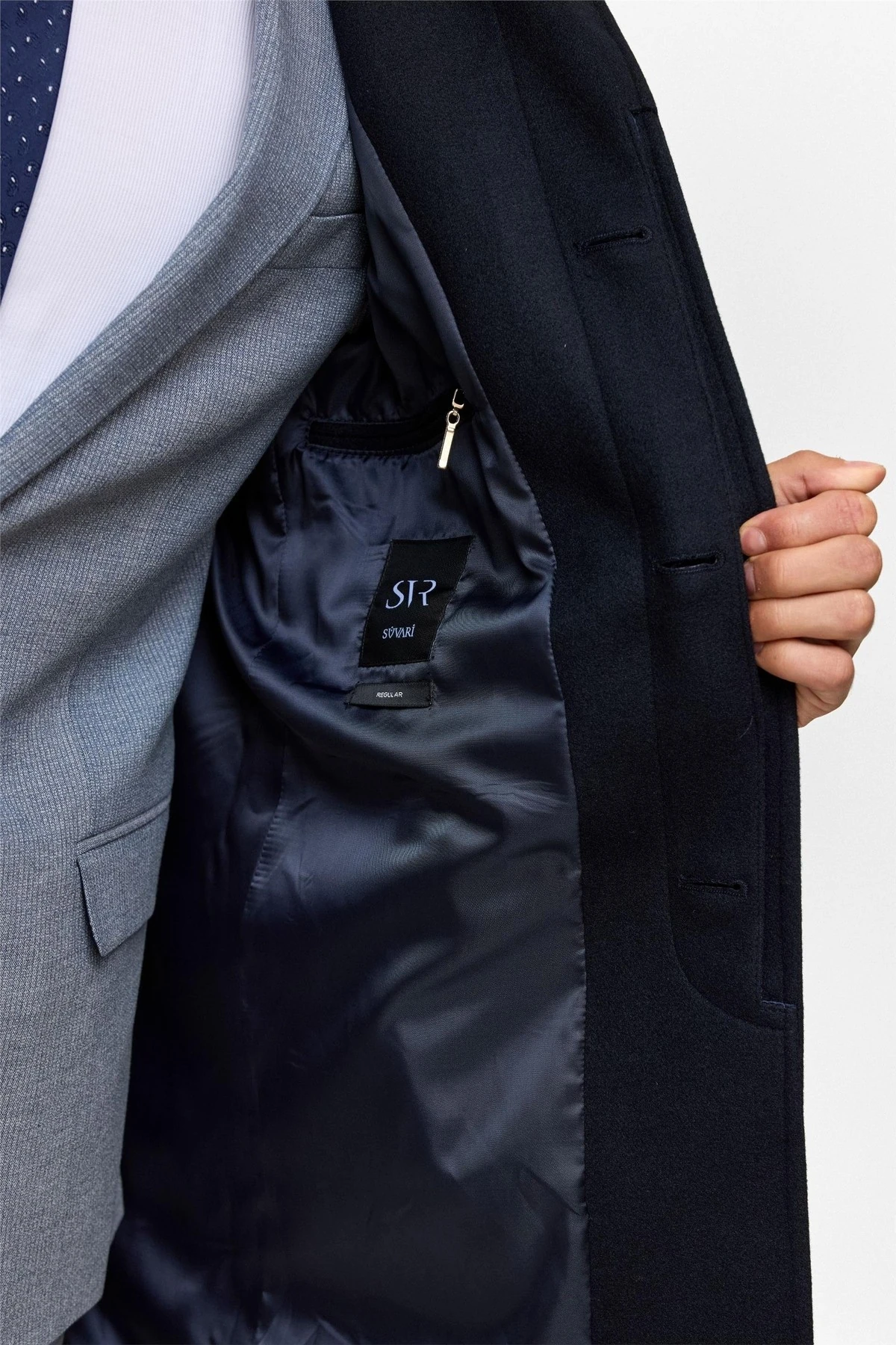 Bebe Yaka Erkek Kaban KB2010100324 Lacivert