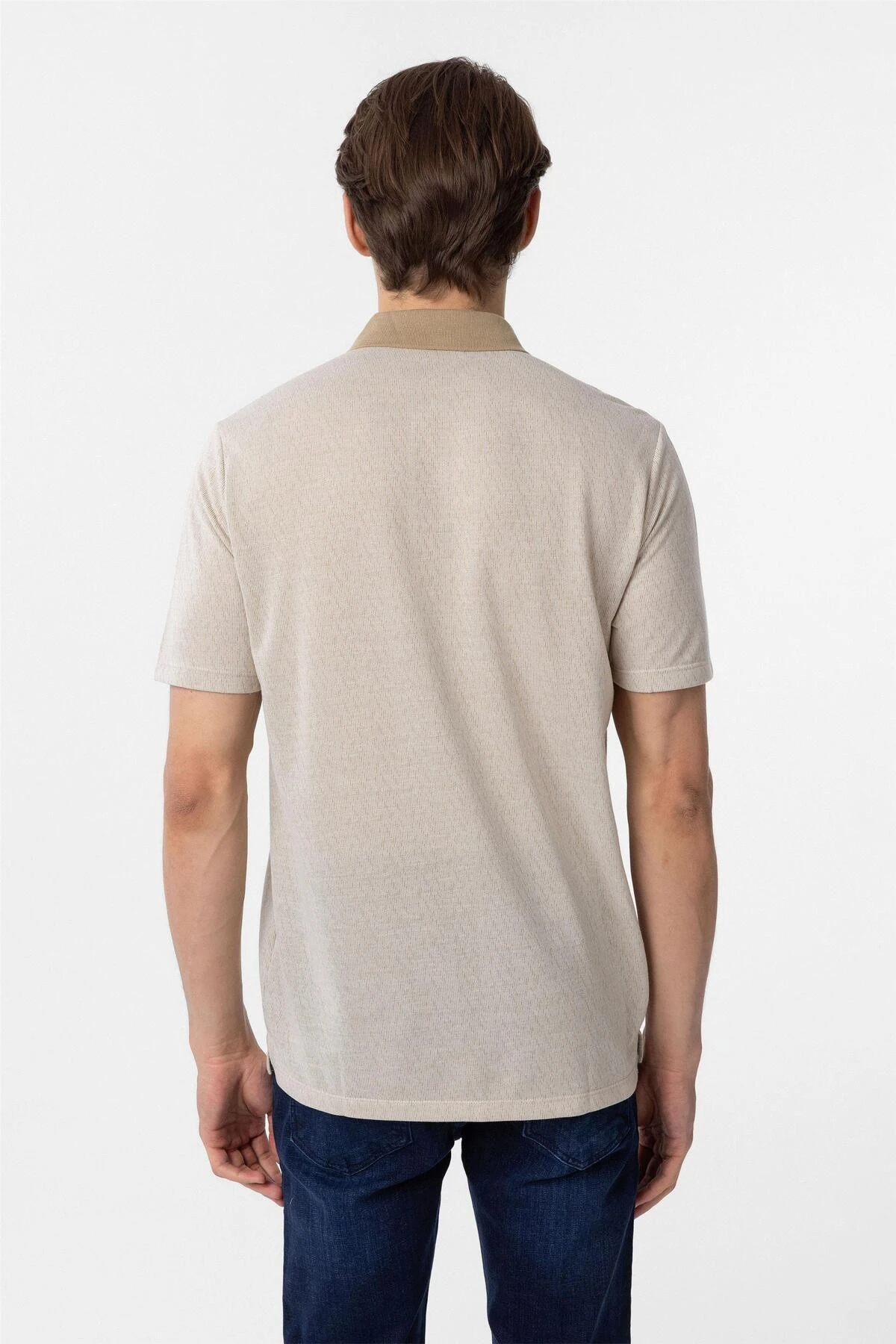 Mavi Regular Armürlü Polo Yaka Tişört