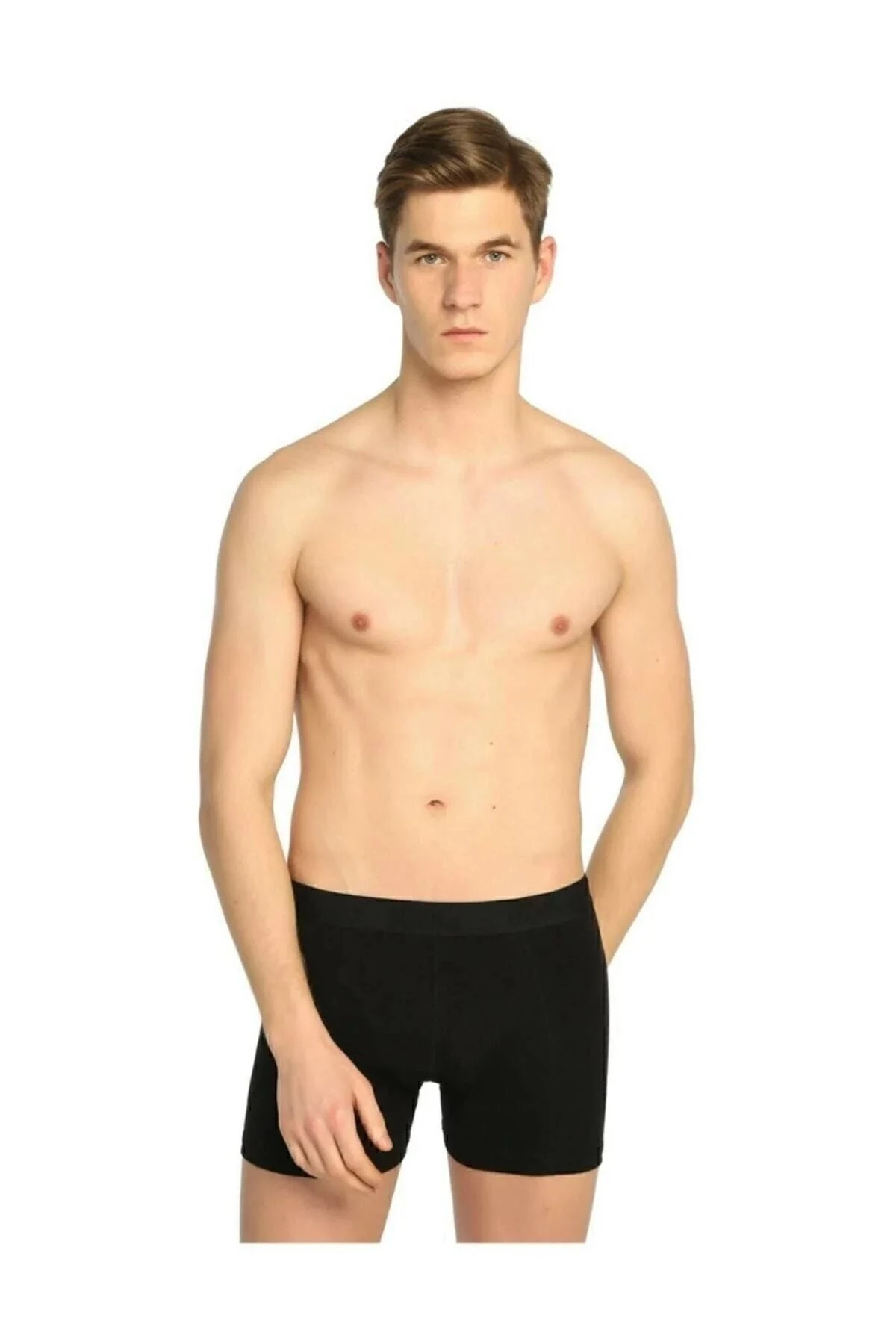 1 Adet Erkek Pamuklu Likralı Erkek Boxer