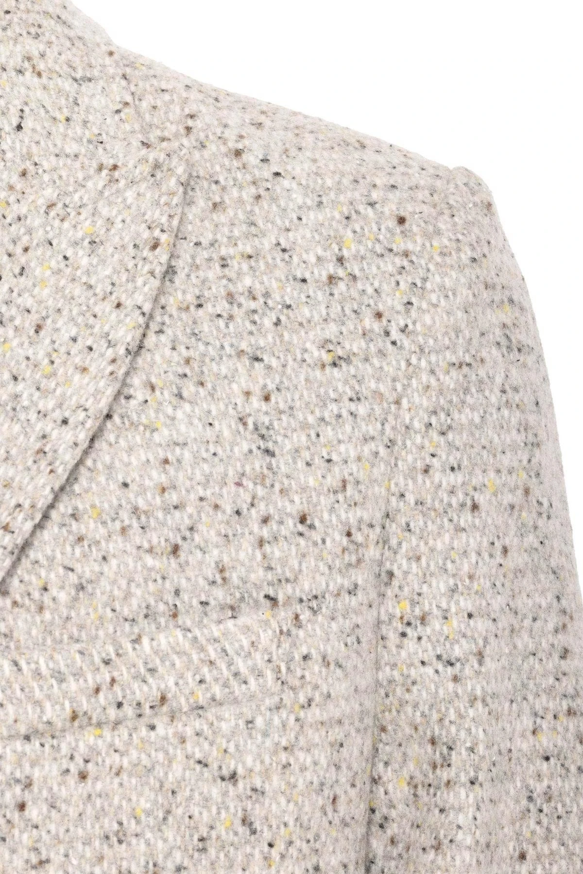 Sivri Yaka Slim Düz Kaban