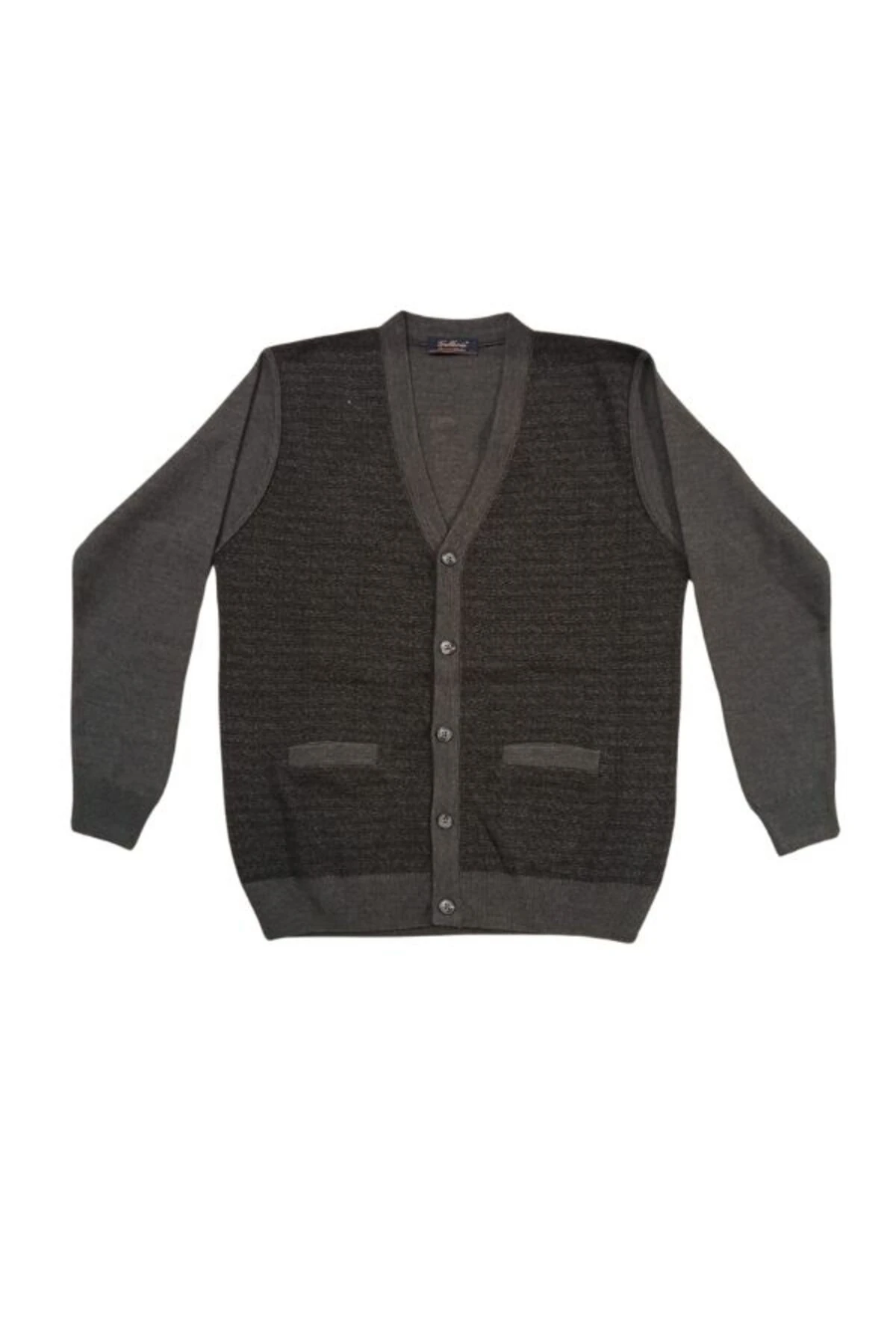 GALERİA DESENLİ ÖRME DÜĞMELİ HIRKA