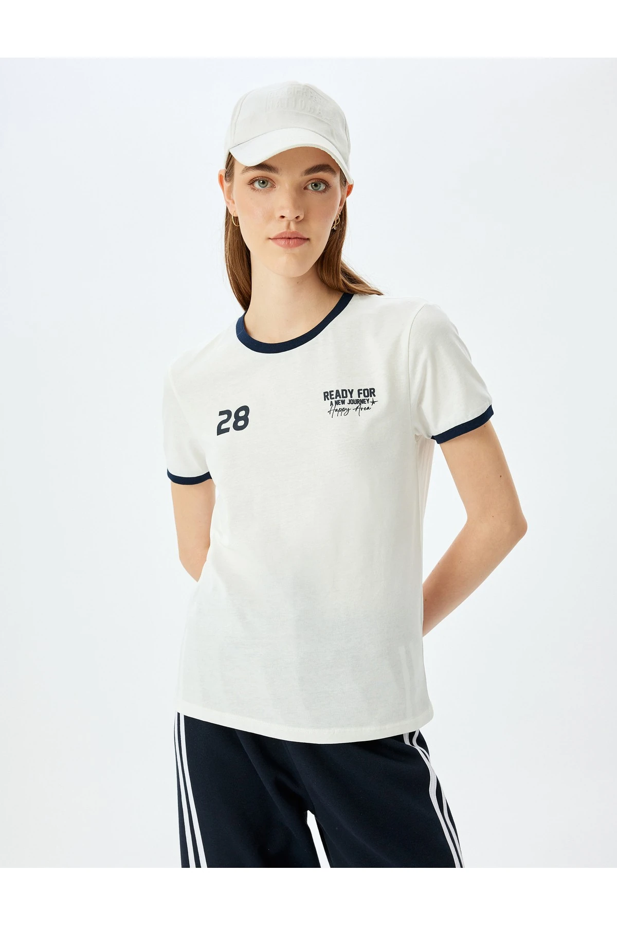 Kadın Kısa Kol T-shirt 5SAL10068IK