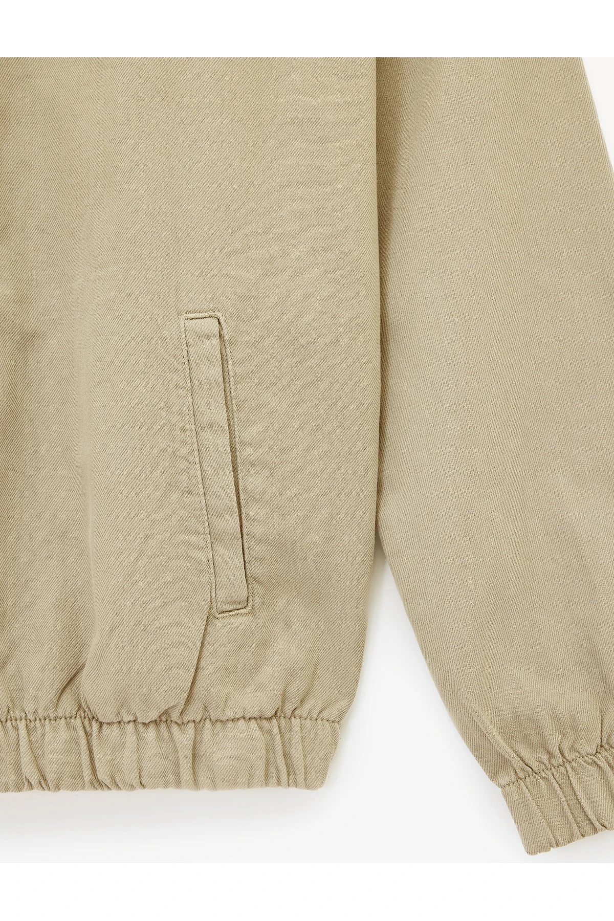 Pamuklu Cepli Uzun Kollu Fermuarlı Oversize Kapşonlu Jean Ceket