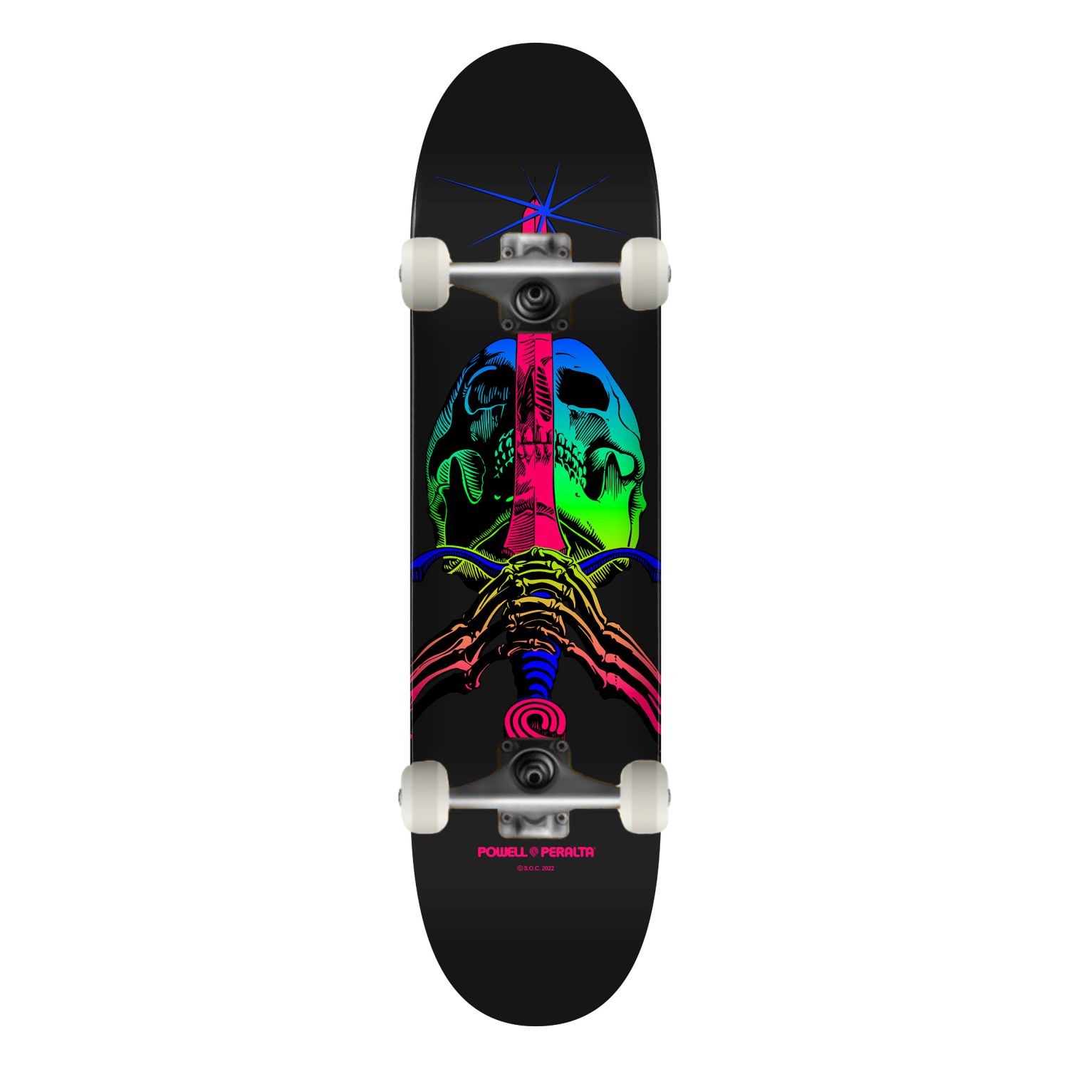 Powell Peralta 8.25 Skull & Sword Neon Green Fade Complete Profesyonel Kaykay