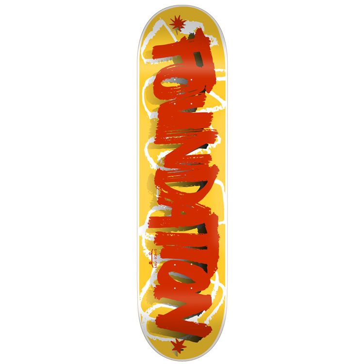 Foundation 8.0 Since 89 Yellow Deck Kaykay Tahtası