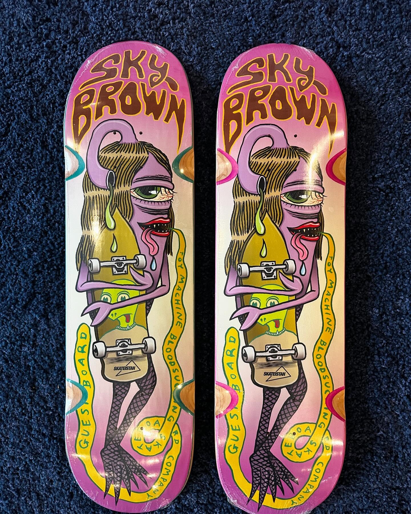 Toy Machine 8.25 Sky Brown Guest Deck Profesyonel Kaykay Tahtası