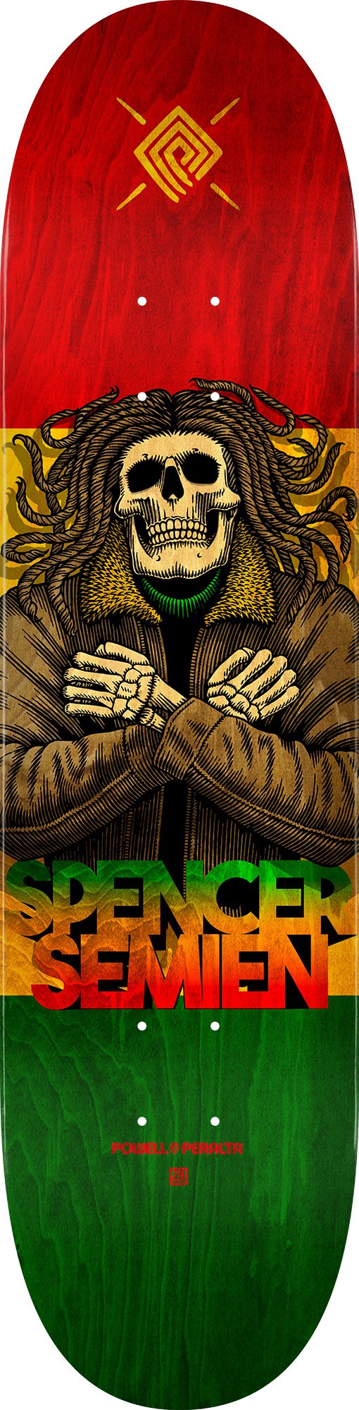 Powell Peralta 8.0 Spencer Semien Dreads Deck Profesyonel Kaykay Tahtası