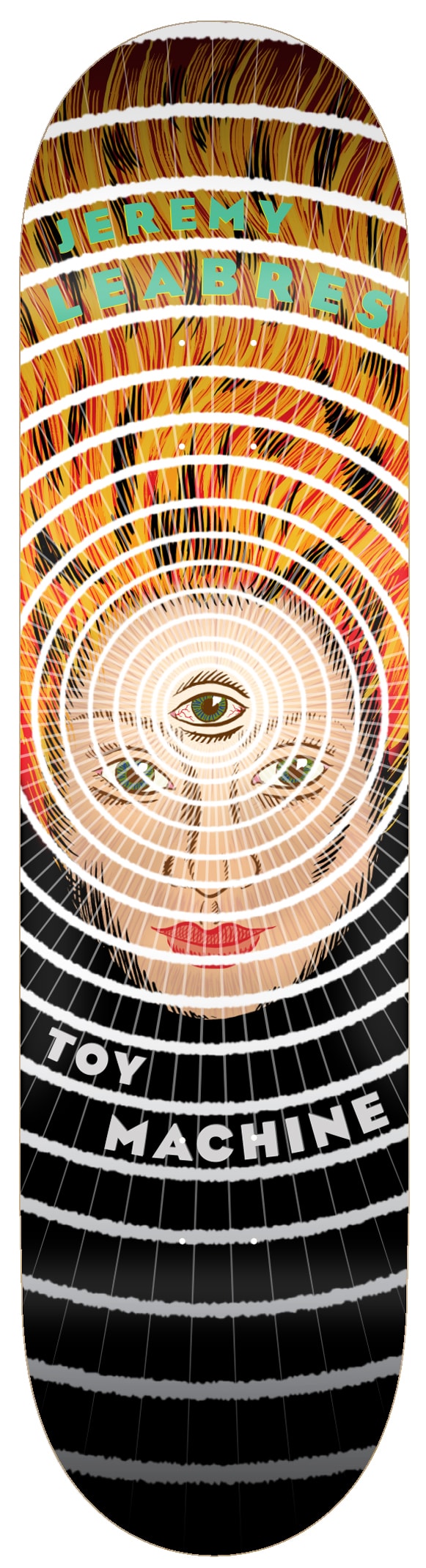 Toy Machine 8.25 Leabres Third Eye Deck Profesyonel Kaykay Tahtası