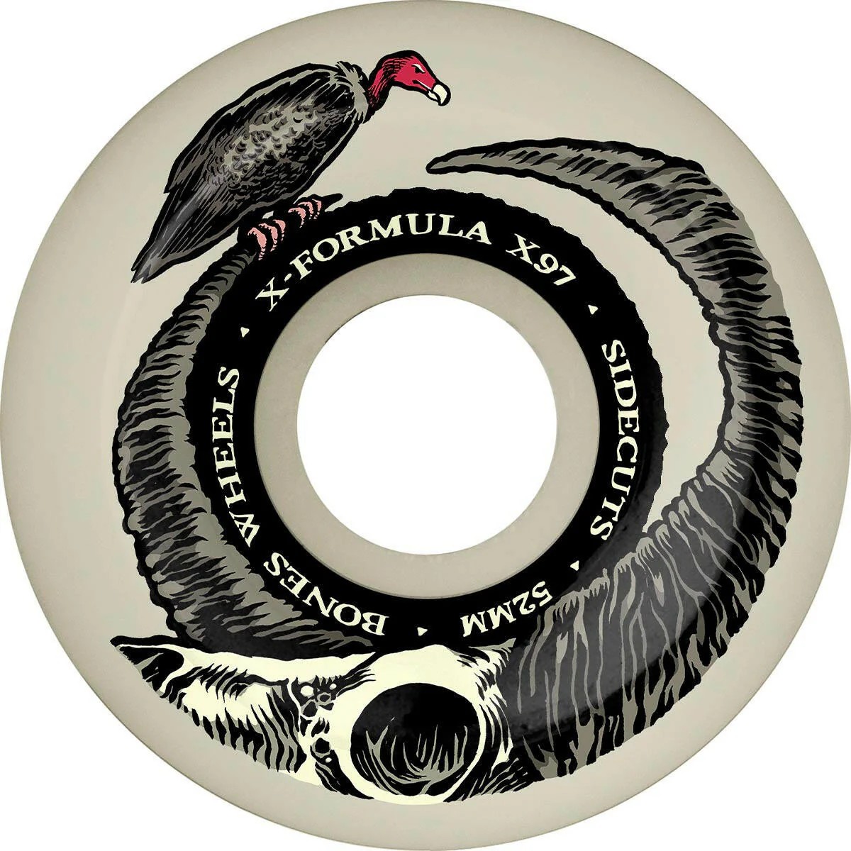 Bones X-Formula Floor Horns 52 MM V5 Sidecut 97A Kaykay Tekerlek Seti