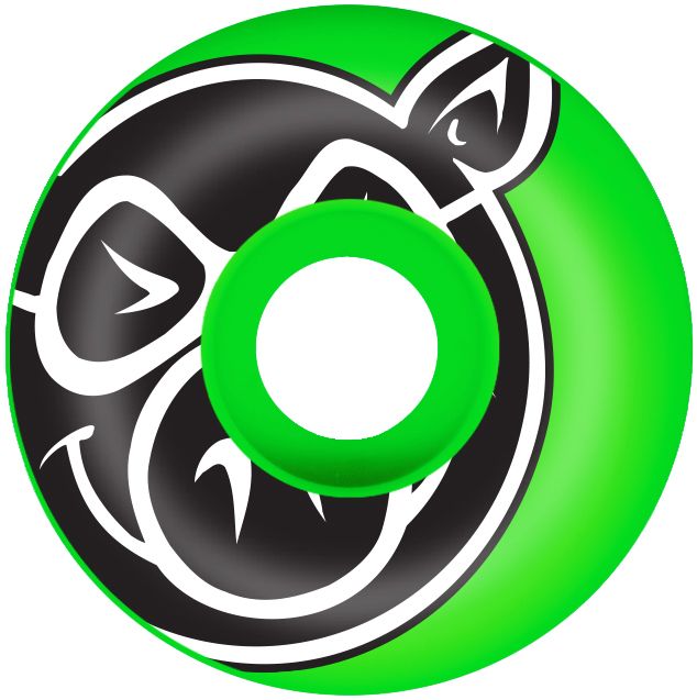 Pig Classic 52MM Green Wheels