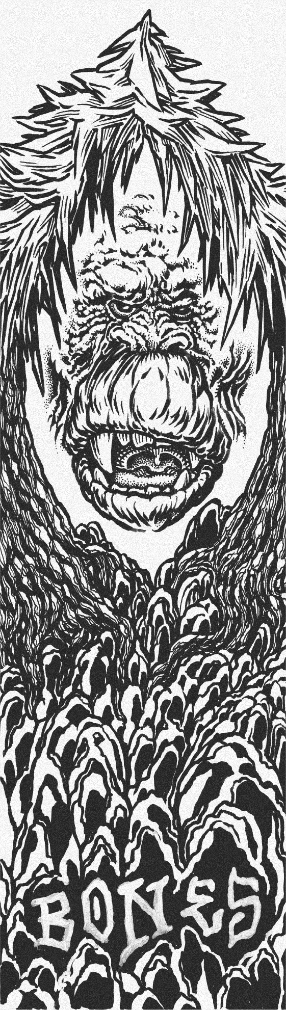 Bones Forest Face Kaykay Zımparası