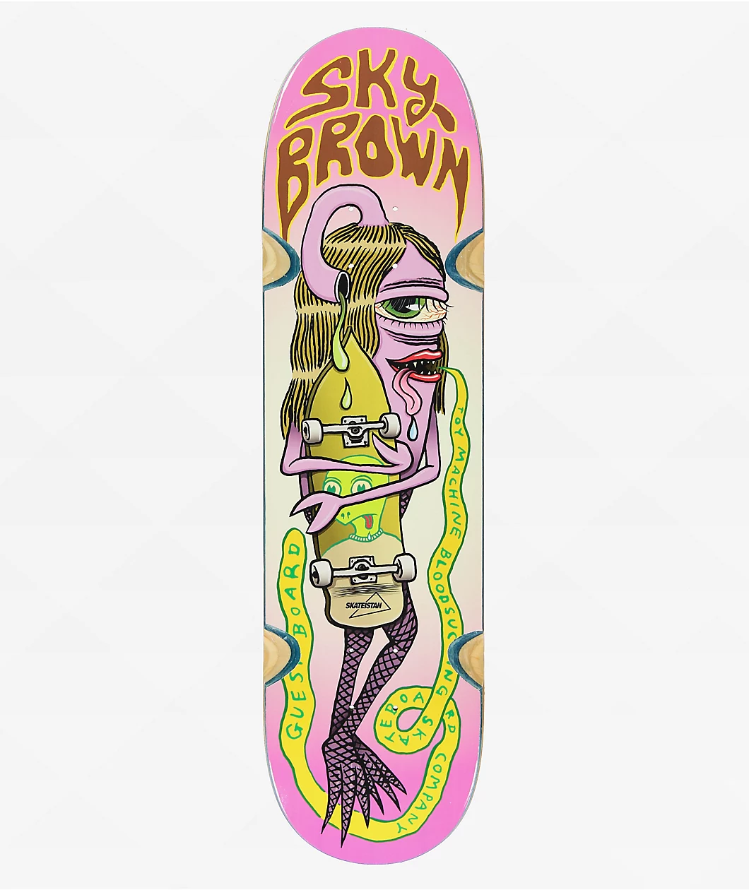 Toy Machine 8.25 Sky Brown Guest Deck Profesyonel Kaykay Tahtası