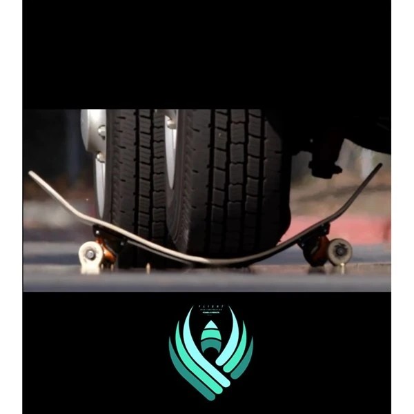 FLIGHT ® Powell Peralta 8.5 Skeleton Green Foil Deck Kaykay Tahtası