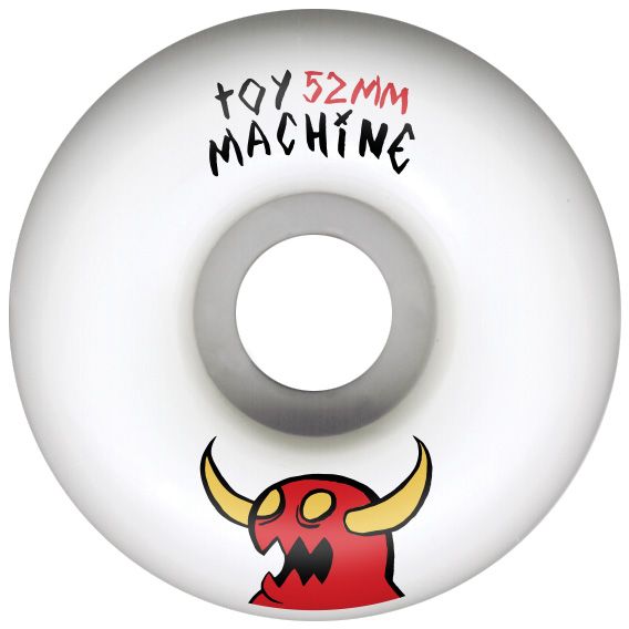Toy Machine Sketchy Monster 52MM White Wheels