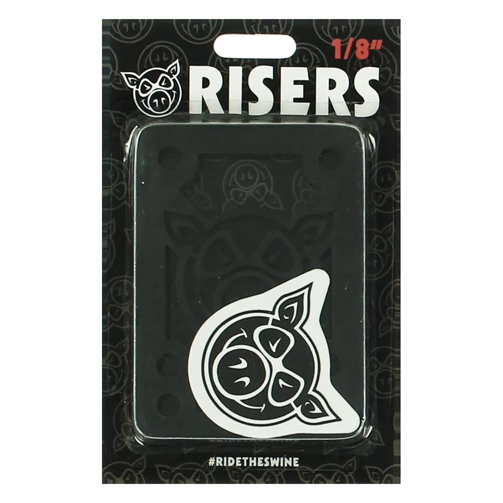Pig 1/8 Hard Riser Pad Black