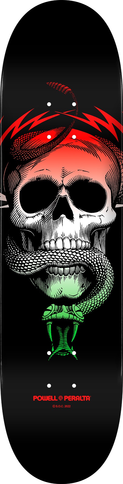 Powell Peralta 8.5 McGill Skull & Snake Green Fade Deck Profesyonel Kaykay Tahtası