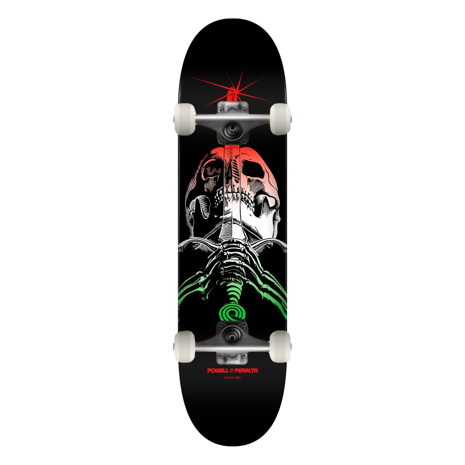 Powell Peralta 8.25 Skull & Sword Green Fade Complete Profesyonel Kaykay