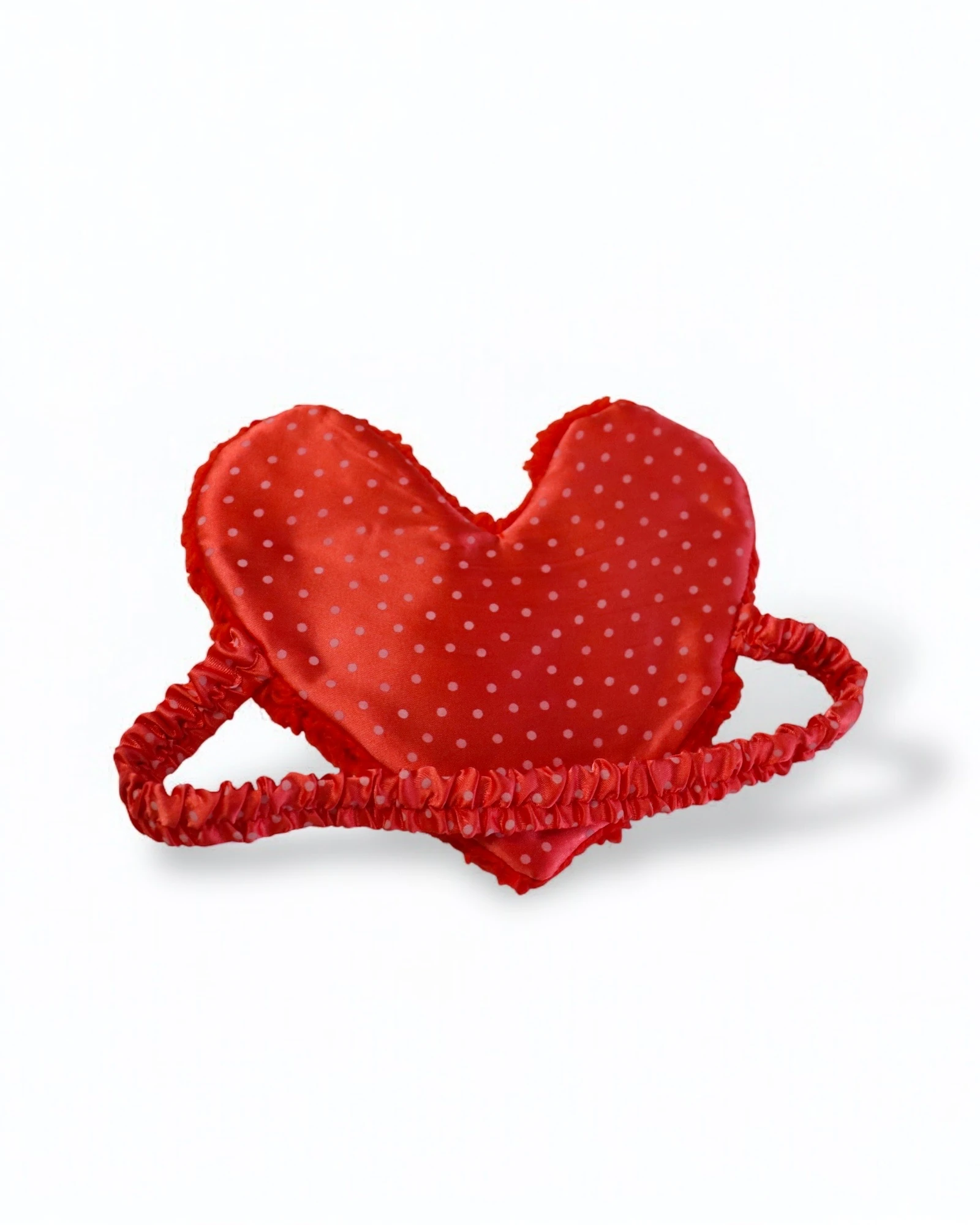 Uyku Maskesi – Kırmızı Yumuşak Kalpli | 888 Balance 