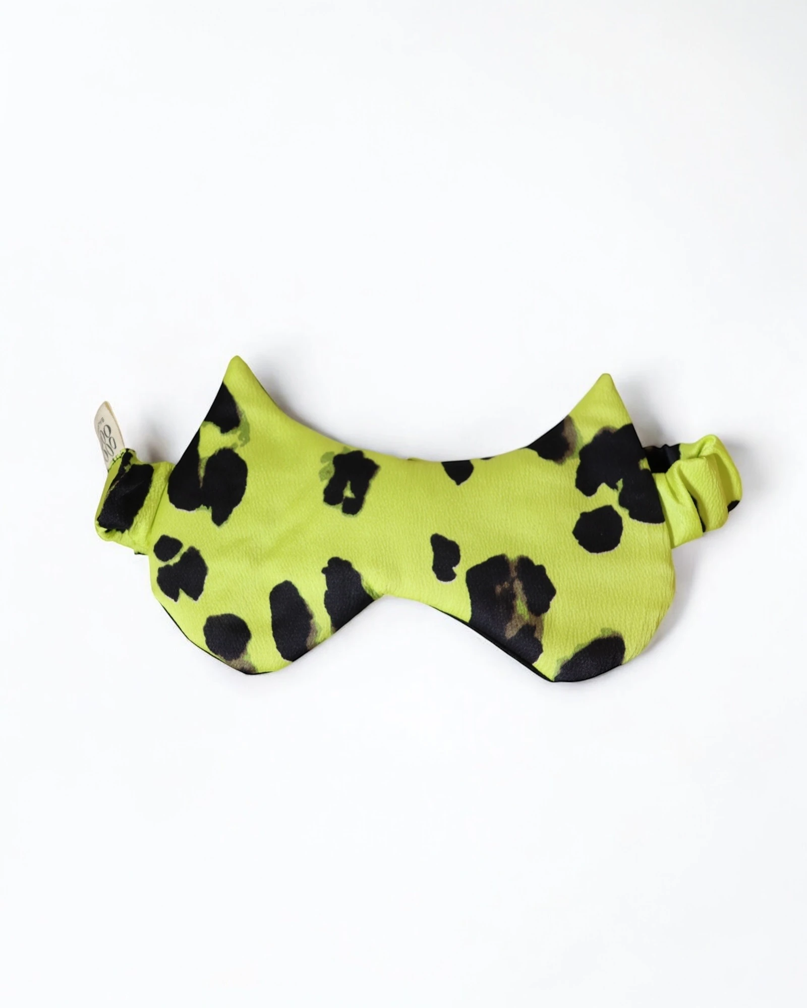 Uyku Maskesi – Sarı Leopar Desenli Cat Style | 888 Balance