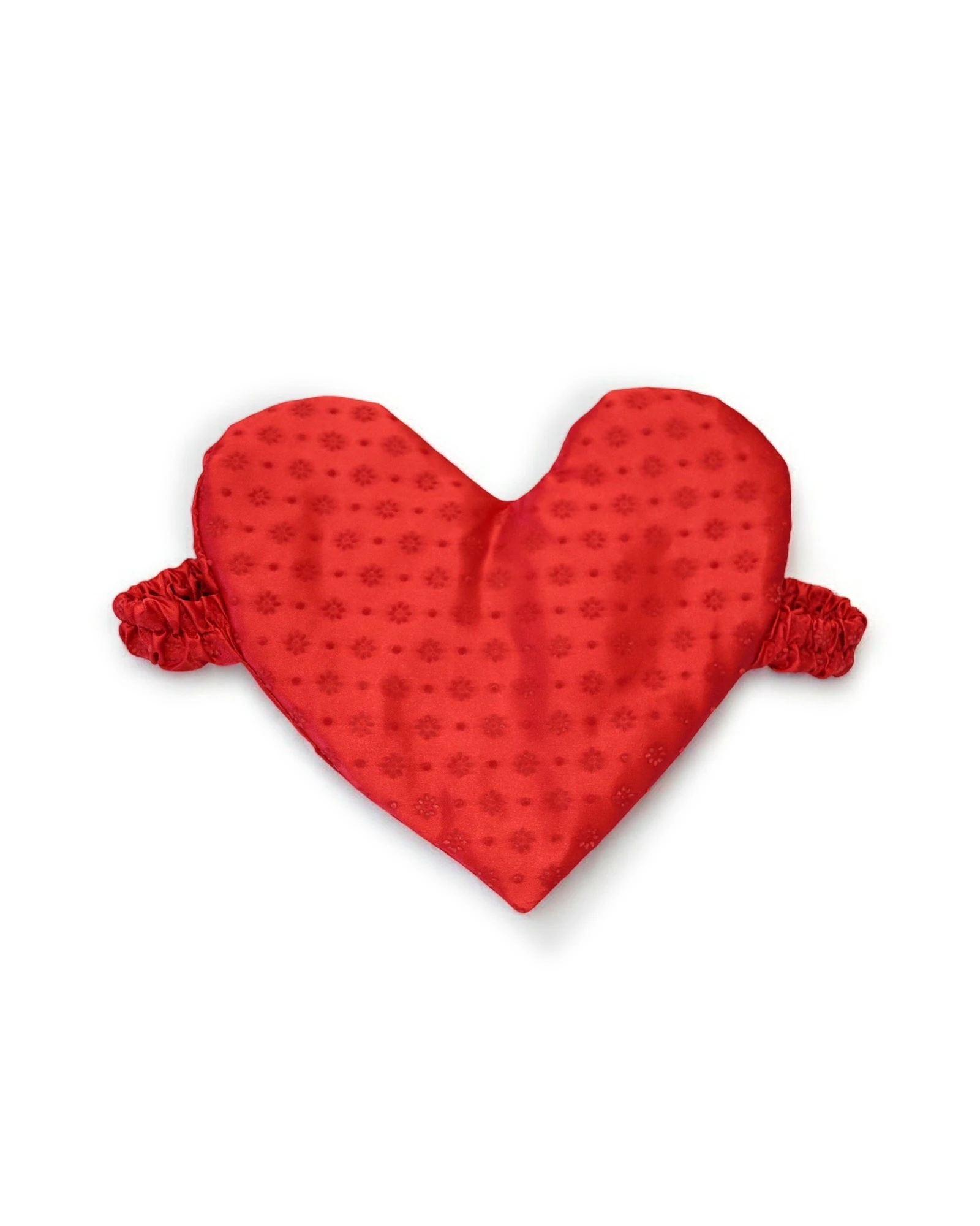 Uyku Maskesi - Kırmızı Kalpli Saten | 888 Balance