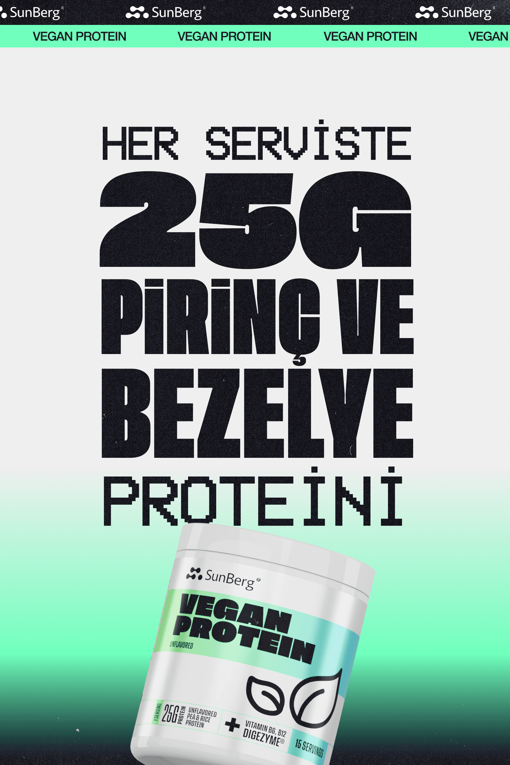 Aromasız Vegan Protein