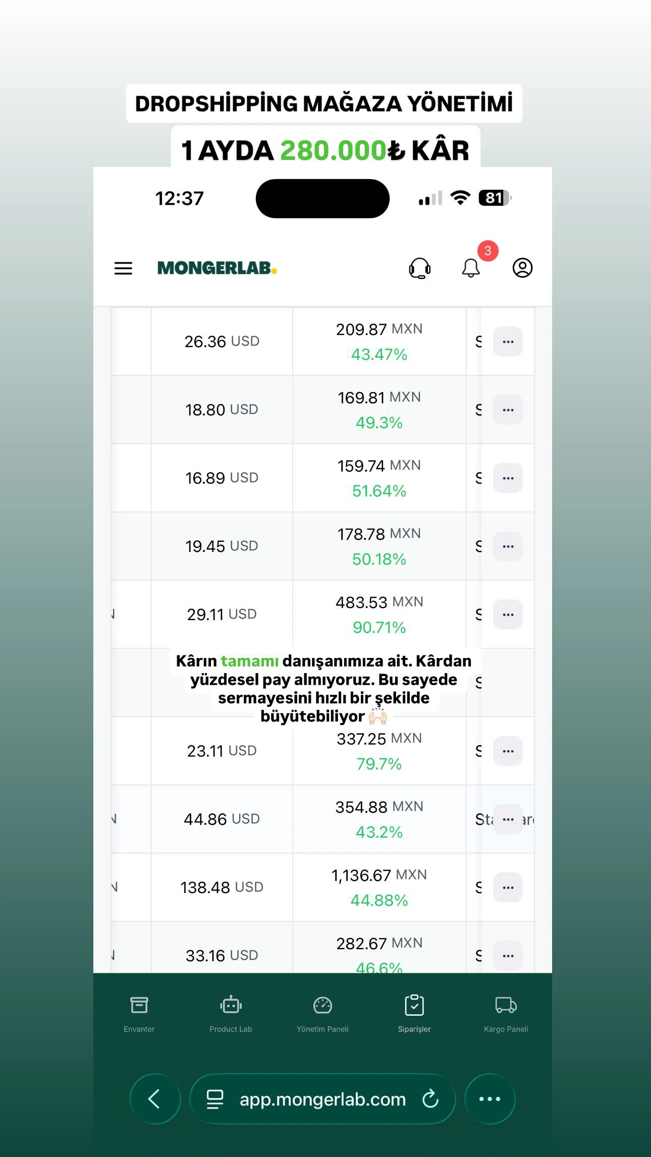 Dropshipping Mağaza Yönetimi