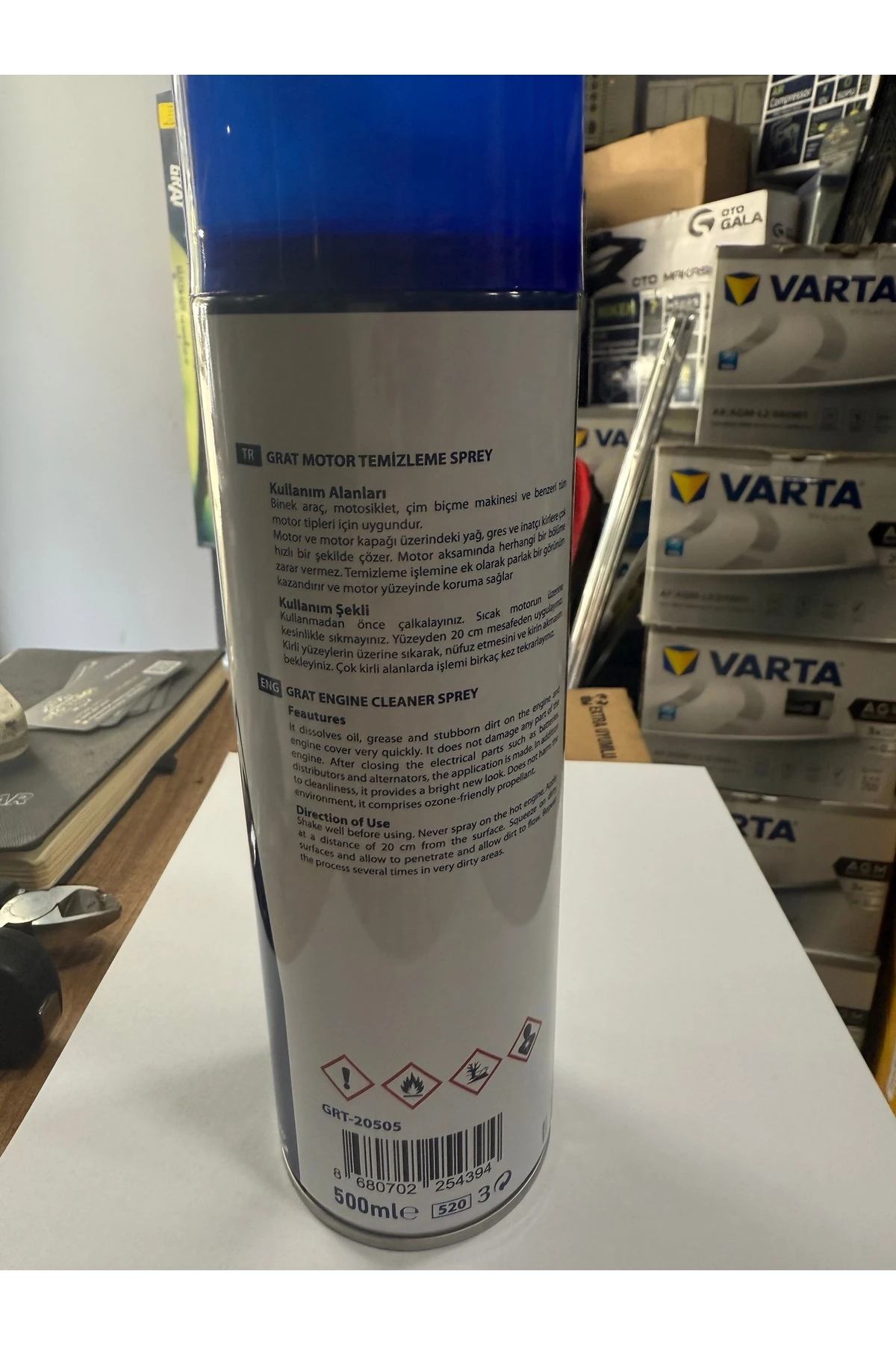 SUSUZ MOTOR TEMİZLEME SPREYİ SIK BIRAK TEMİZLER PARLATIR