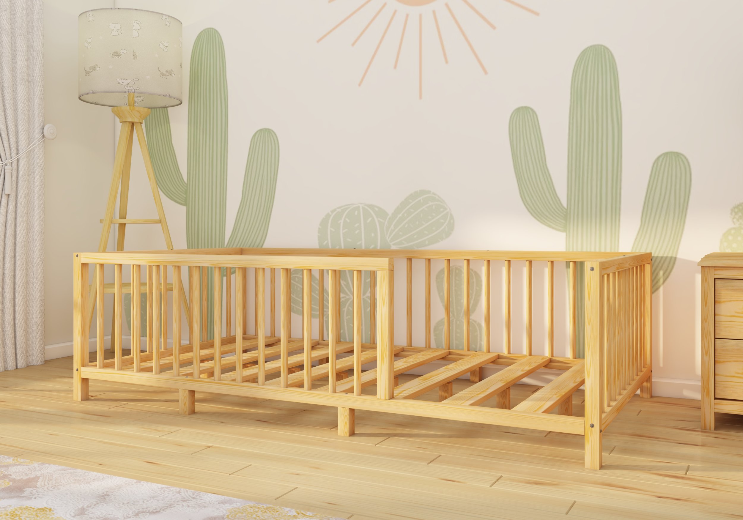 Coventry - Montessori Wooden Bed 28" Height