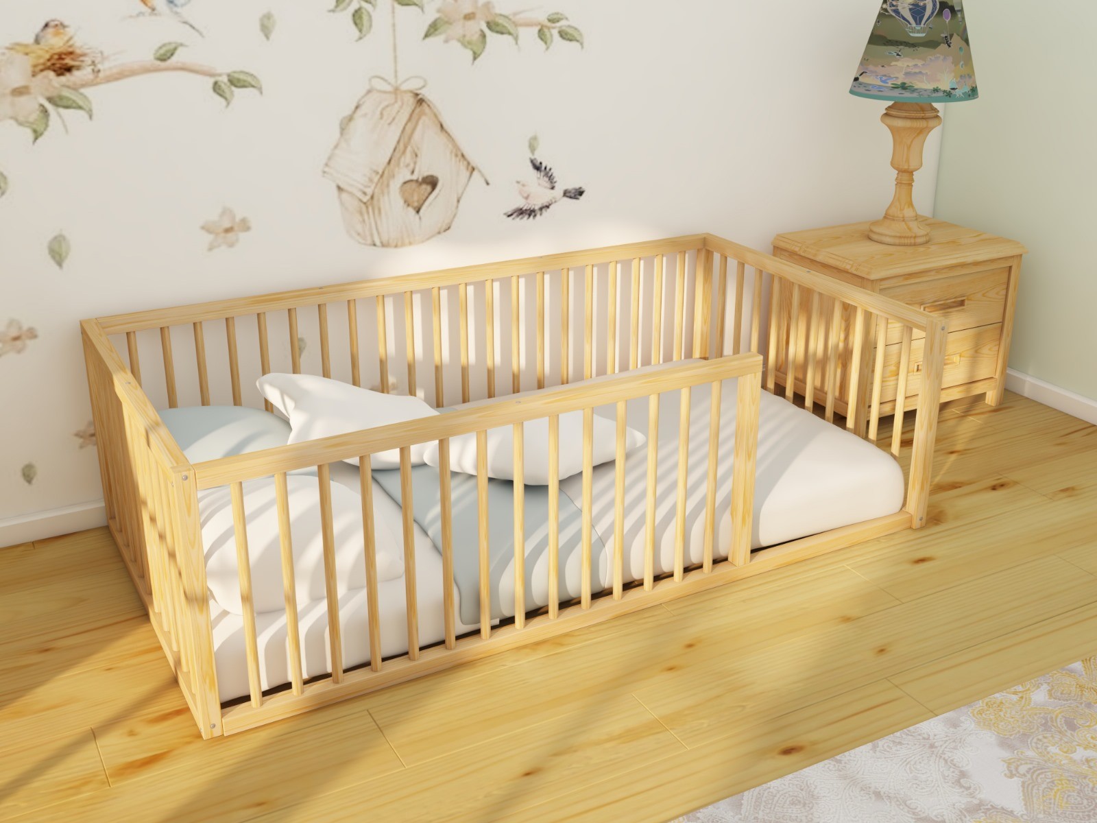 Newcastle - Natural Wood Discovery Bed