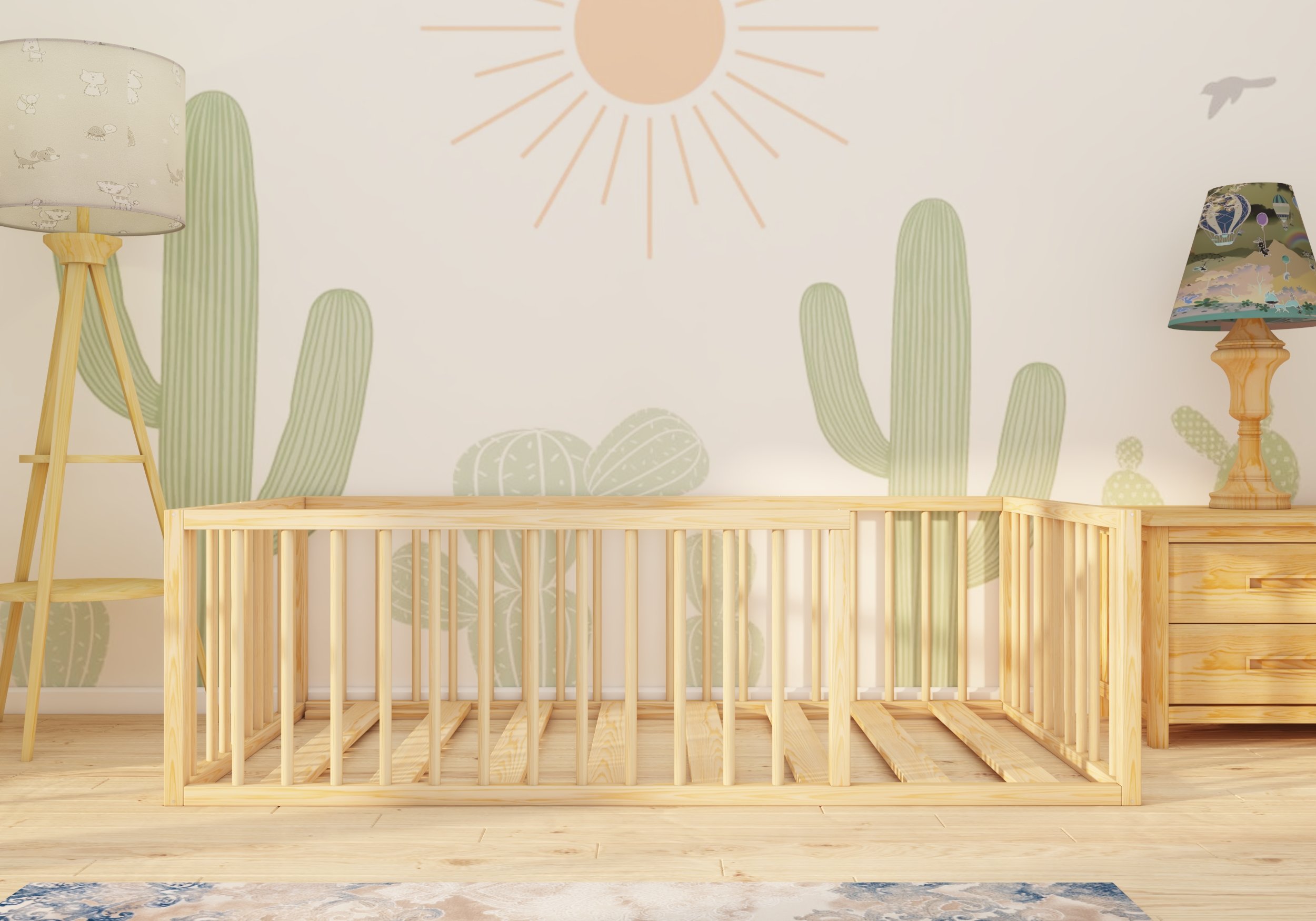 Newcastle - Natural Wood Discovery Bed