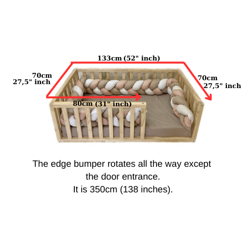 Montessori Bed Bumper