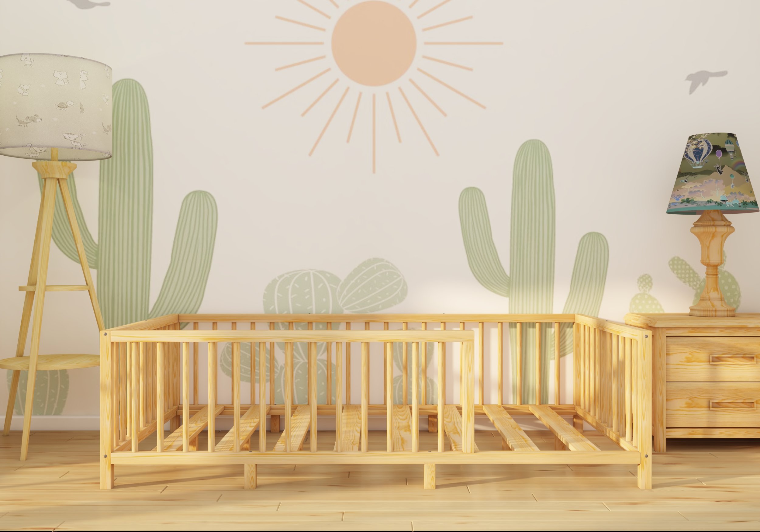 Coventry - Montessori Wooden Bed 28" Height
