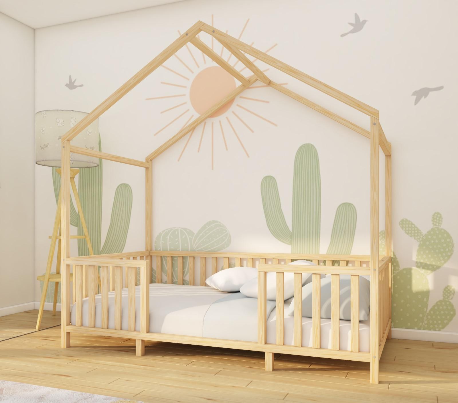 Ripon - Montessori Wooden Bed with Roof