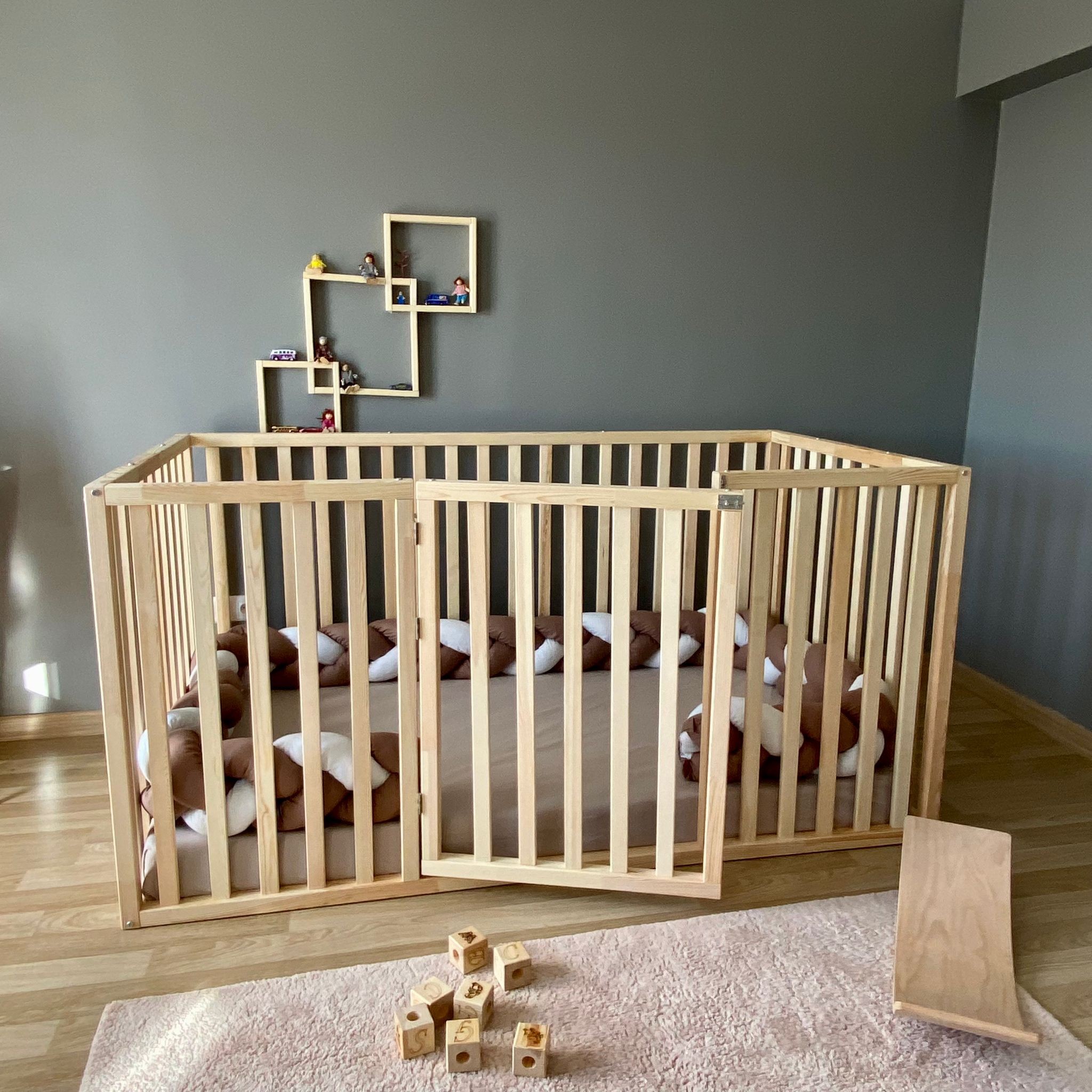 Wooden Montessori Bed - High Quality and Safety for Autistic Children