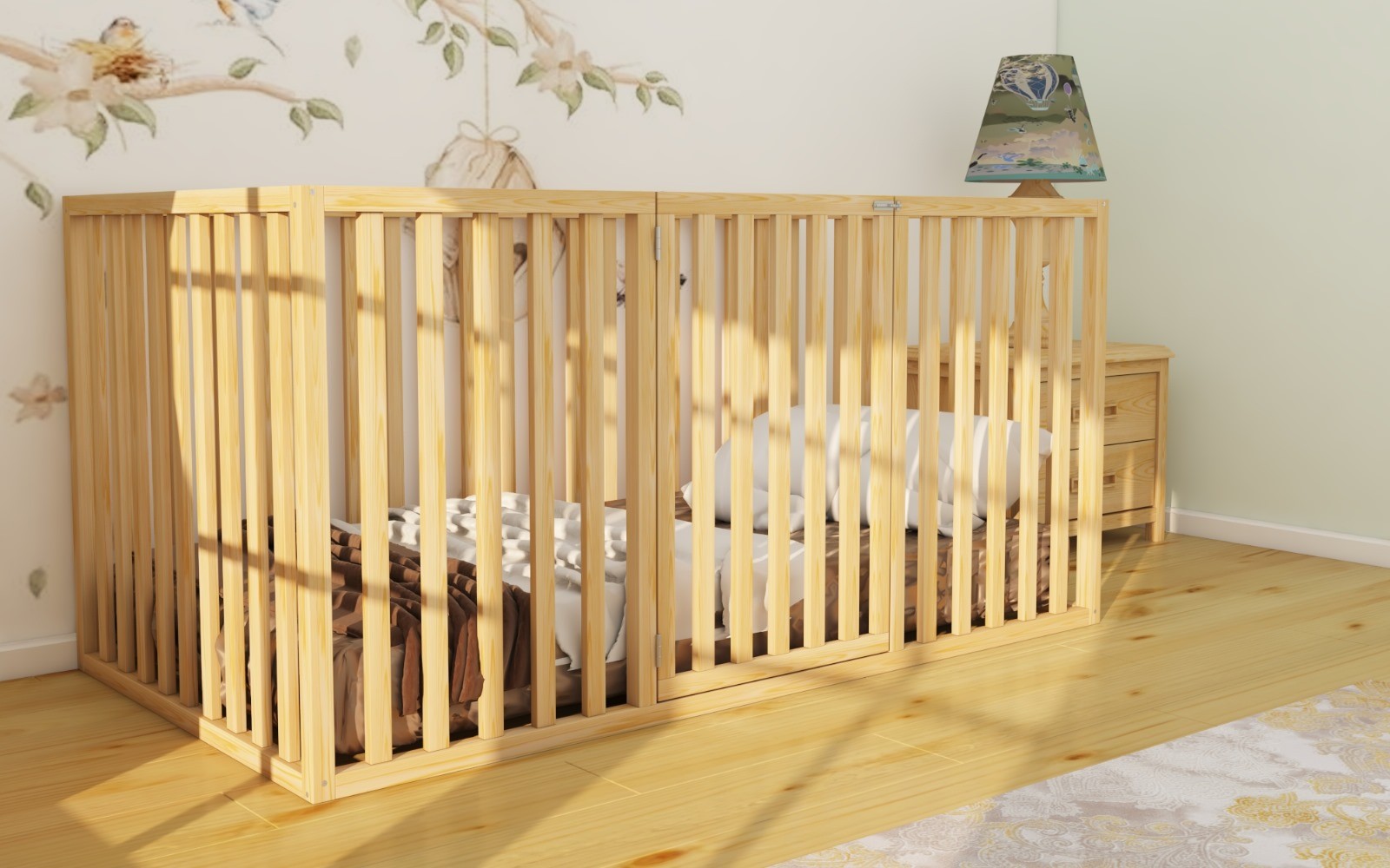 Everest - Pine Tree High Montessori Floor Bed