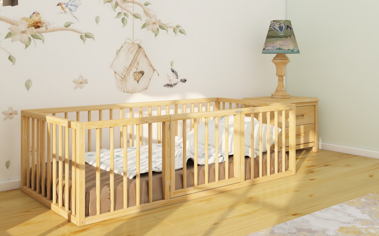 Bath - Montessori Wooden Children's Bed