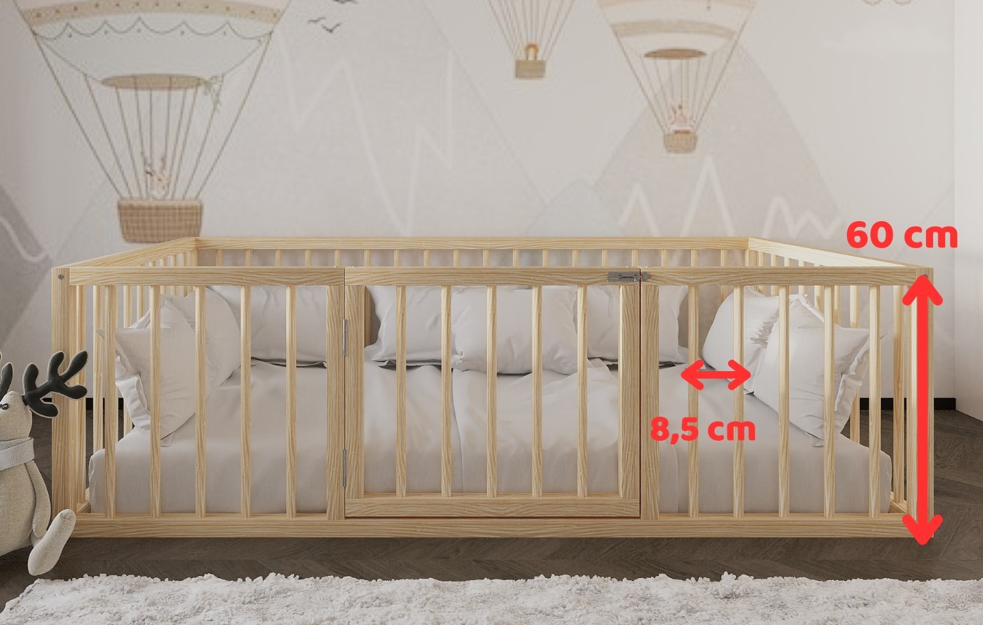  Montessori Bed 60 Cm Height