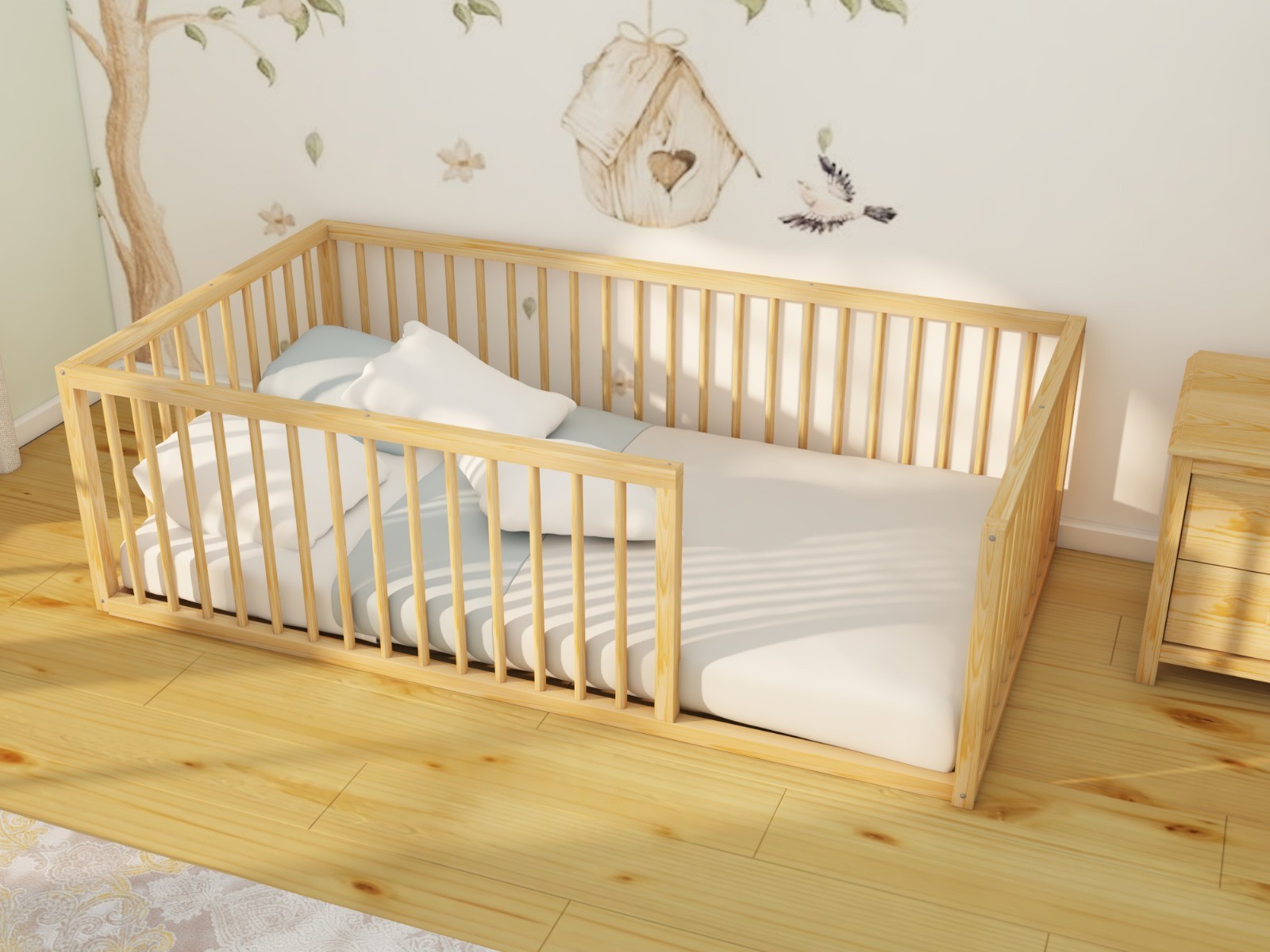 Newcastle - Natural Wood Discovery Bed