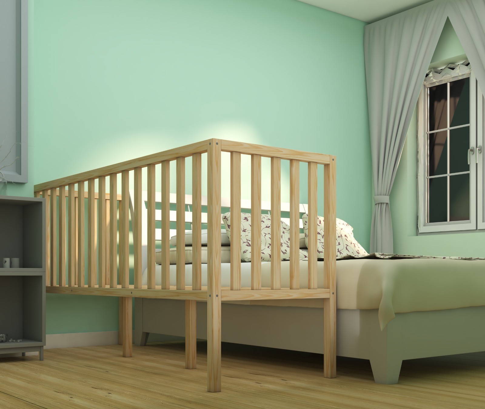 Montessori Bed Next to Mother