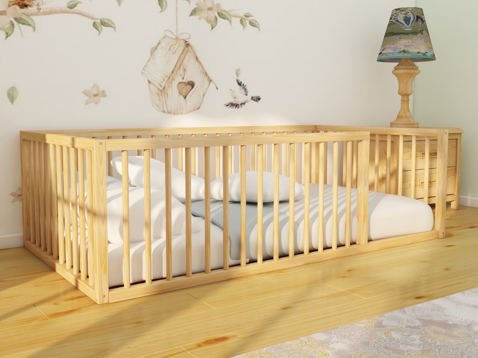 Newcastle - Natural Wood Discovery Bed