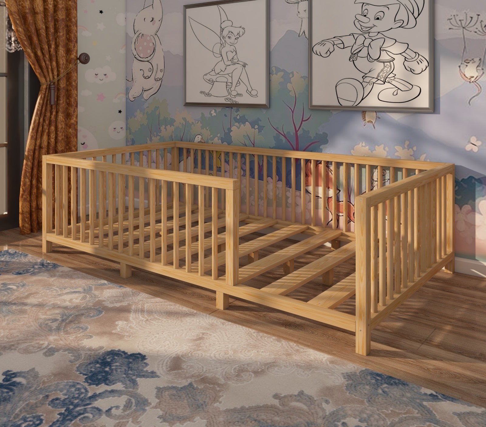Coventry - Montessori Wooden Bed 28" Height