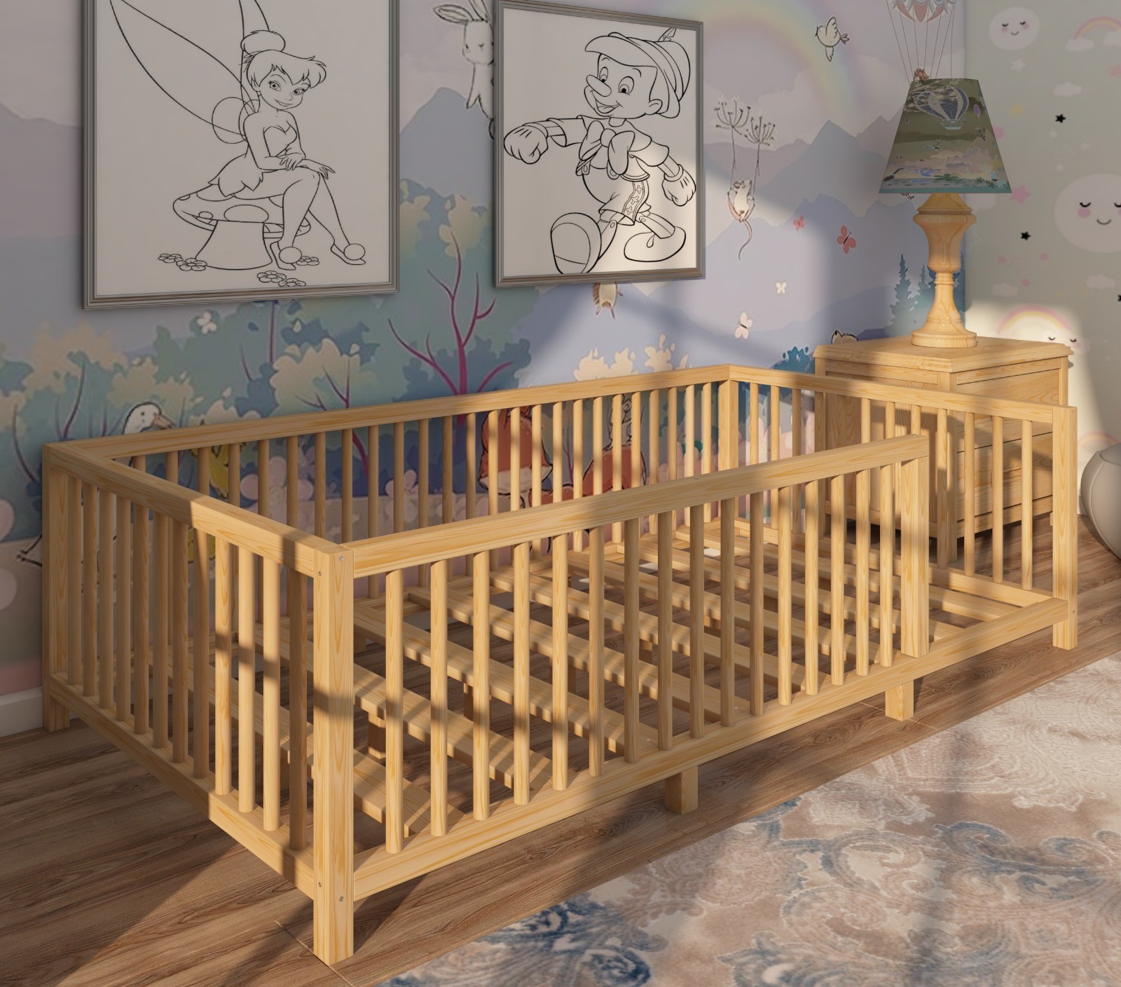 Coventry - Montessori Wooden Bed 28" Height