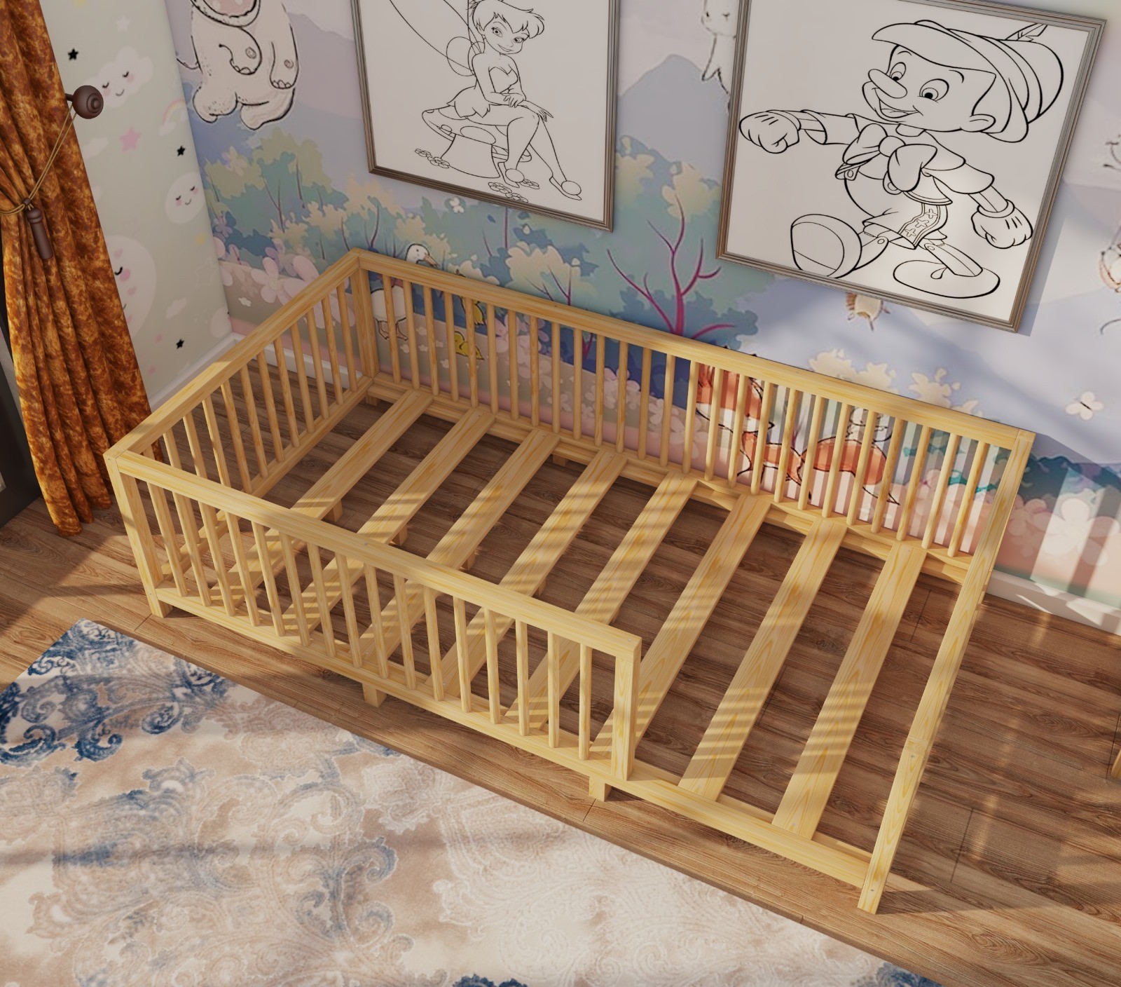 Coventry - Montessori Wooden Bed 28" Height