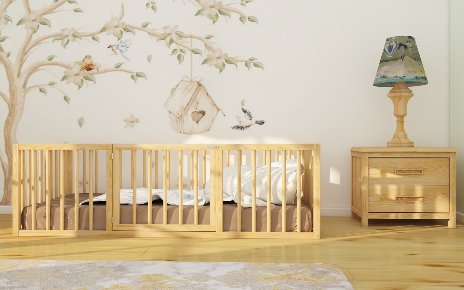 Bath - Montessori Wooden Children's Bed