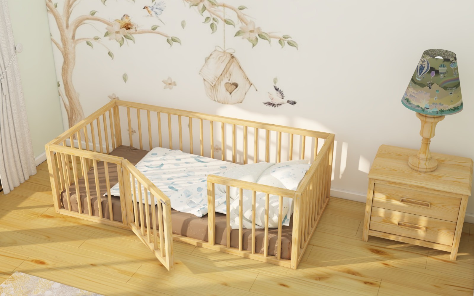 Bath - Montessori Wooden Children's Bed