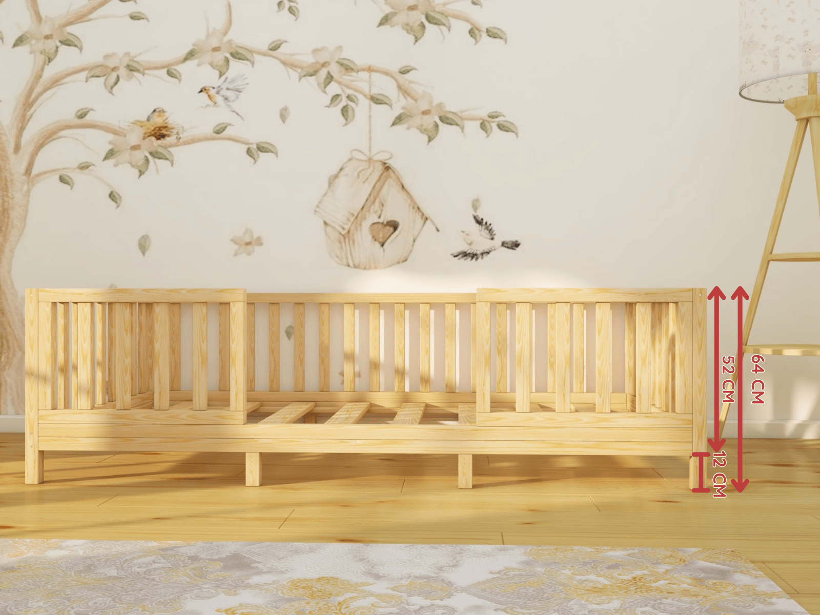 Pamir - Montessori Önü Çıkabilen Çocuk Yer Yatağı