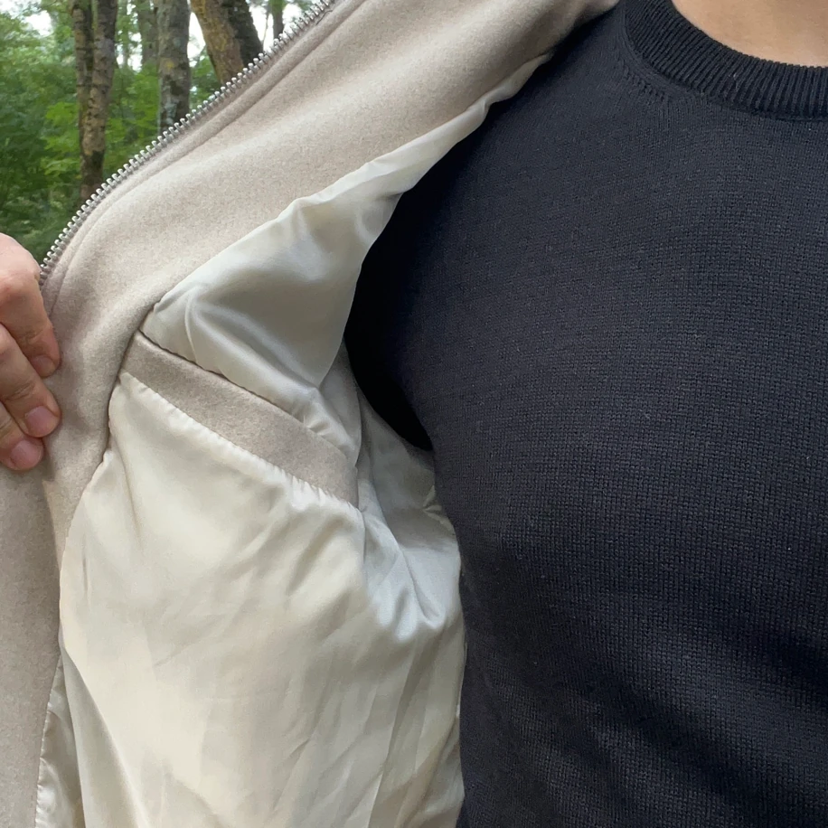 Premium Essential Kaşe Ceket - Bej