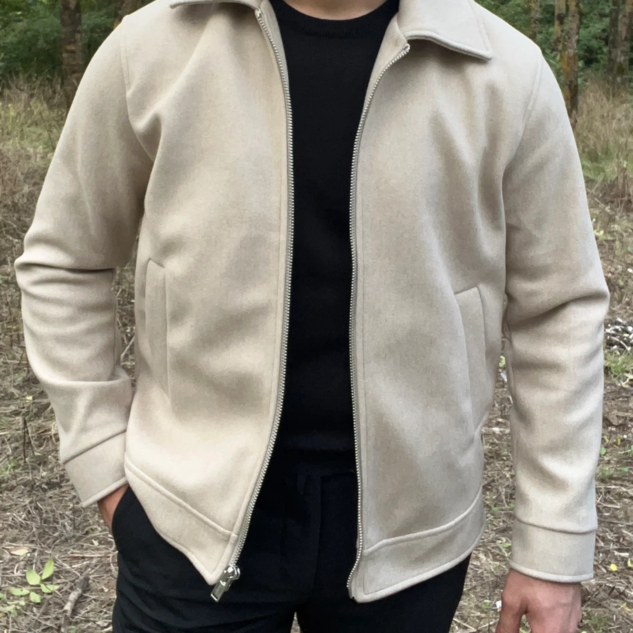 Premium Essential Kaşe Ceket - Bej