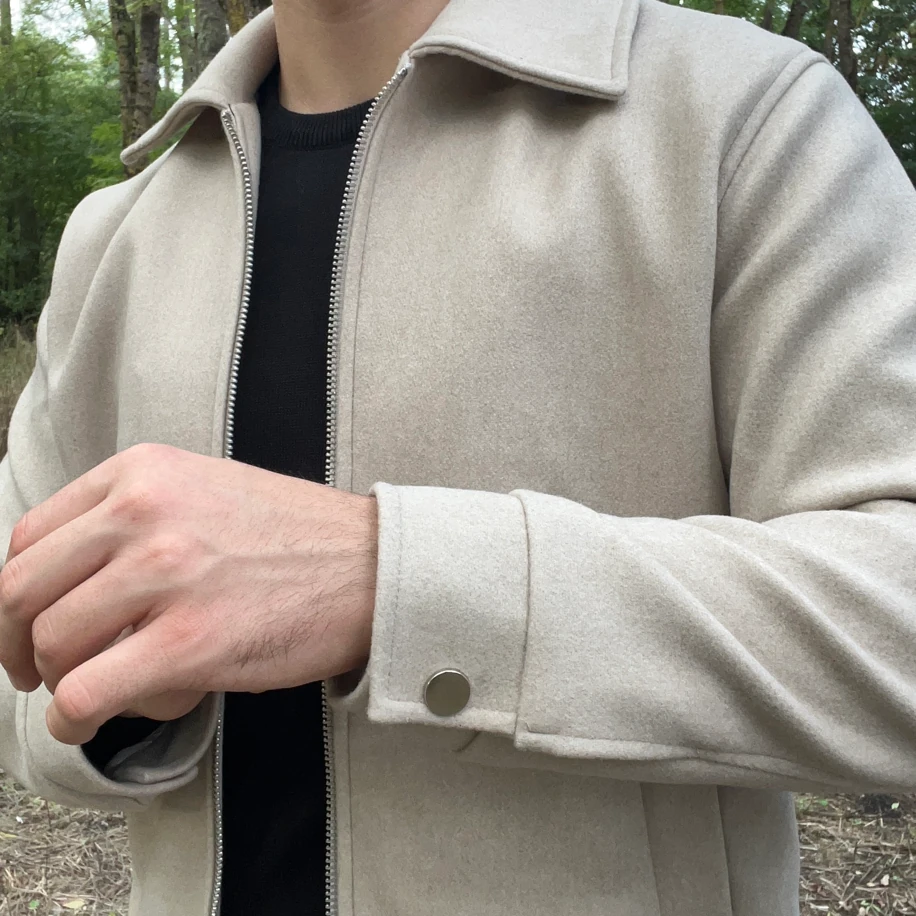 Premium Essential Kaşe Ceket - Bej